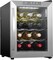 Schmecke 12-Bottle Thermoelectric Wine Cooler, Stainless Steel Freestanding Wine Fridge